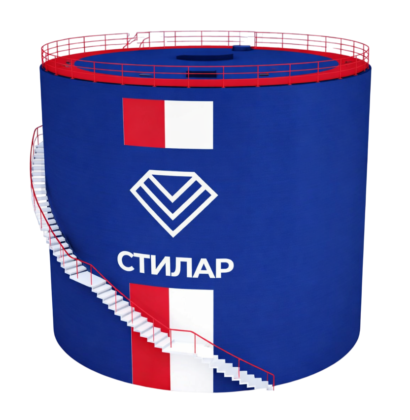 Цельносварной резервуар РВС для битума 200 м³ от завода-производителя